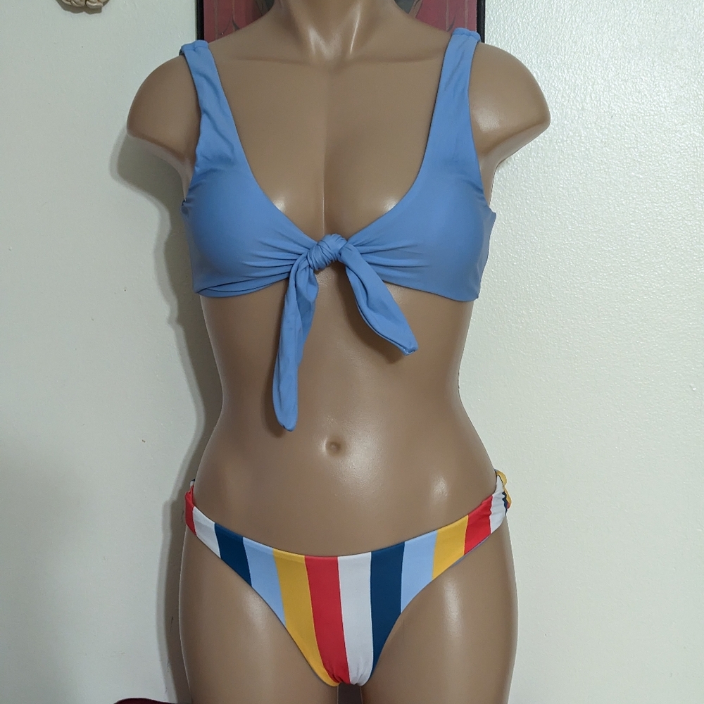 Zaful Bikini With Sarong NWT